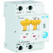 Eaton - Kombination FI-Schalter/Leitungsschutzschalter mit Zusatzeinrichtung Brandschutzschalter AFDD-25/2/C/003-A C, 25 A, Typ A