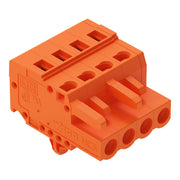 WAGO - Kabelsteckverbinder für Leiterplattensteckverbinder 1-Leiter-Federleiste 231-304/008-000 CAGECLAMP,2,5mm²,or − 100 Stück