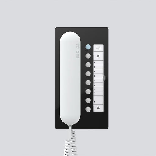 Siedle&Söhne - Innenstation für Türkommunikation Bus-Telefon Comfort BTC 850-02 SH/W schwarz-hgl/weiß