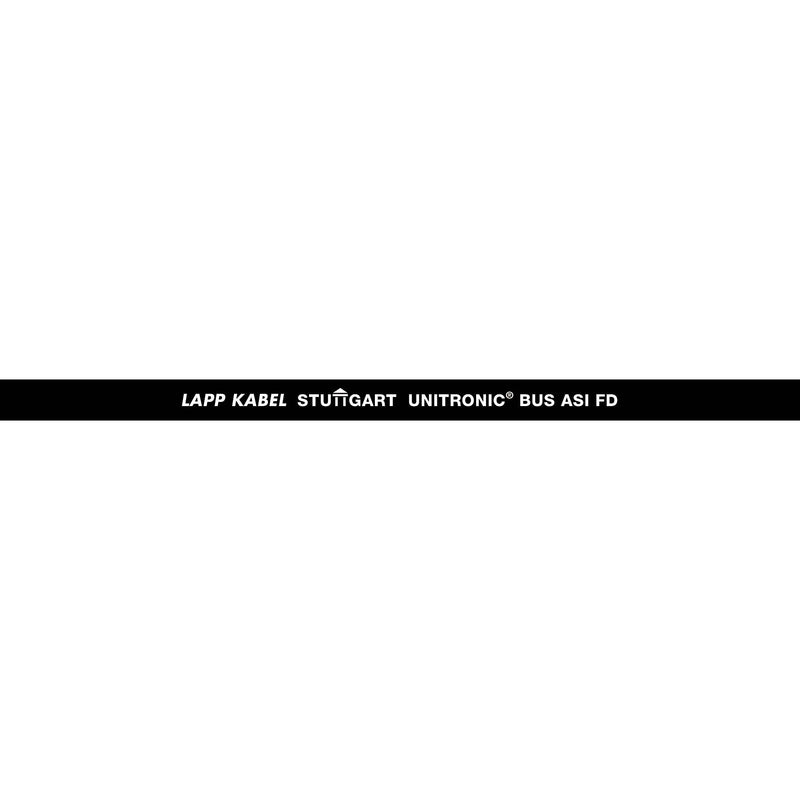 Lapp Kabel&Leitung - Daten- und Kommunikationskabel UNITRONIC BUS ASI FD (TPE) 2170831/500 A 2X1,5 BK − 500 Meter