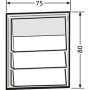 Renz Metallwaren - Funktionsmodul für Türkommunikation Klingelmodul 97-9-85271 gr mit 3 Klingeltaster − 1 Stück