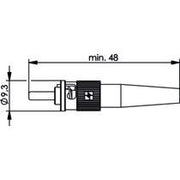 Telegärtner - LWL-Steckverbinder ST Stecker 100007068 200/230, für Kabel