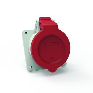 Bals Elektrotech - CEE-Anbausteckdose (IEC 60309) Anbausteckdose Neigung 127681 32A 5p 400V 6h IP54