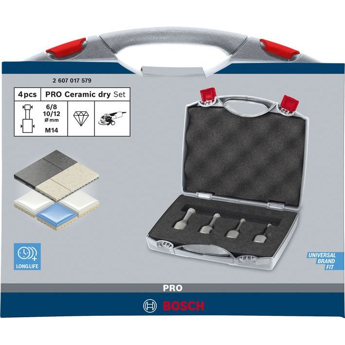 Bosch - Bohrkronenset PRO Ceramic dry M14 2607017579 Trockenbohrkronen-Se