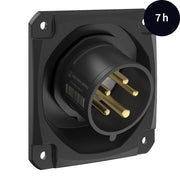 Walther Werke - CEE-Gerätestecker (IEC 60309) CEE NEO Anbaugerätestecker FW712507CC schräg 16A 5P 7h
