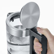 Severin - Wasserkocher Mini-Glas-Wasserkocher WK 3472 eds-geb/sw 0,5L,1100W