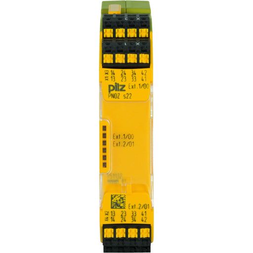 Pilz - Gerät zur Überwachung von sicherheitsgerichteten Stromkreisen Sicherheitsrelais PNOZ S22 C #751132 24VDC 2 x 3 n/o 1n/c