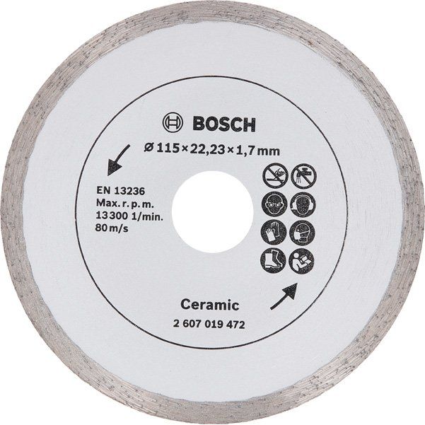 Bosch - Trenn-/Schleifscheibe Diamanttrennscheibe für 2607019472 Fliesen Durchmesser: