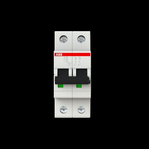 ABB Stotz S&J - Leitungsschutzschalter Sicherungsautomat S202-C20 6kA 20A C 2p