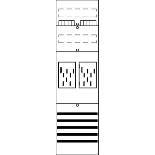 Striebel&amp;John - Zählerfeld Zählerfeld BF16A2 6RE 2Z vorverdrahtet − 1 Stück by Striebel&amp;John
