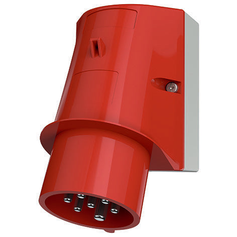 Mennekes - CEE-Gerätestecker (IEC 60309) Wandstecker HW/VN 2166 16A,7p,6h,400V,IP44