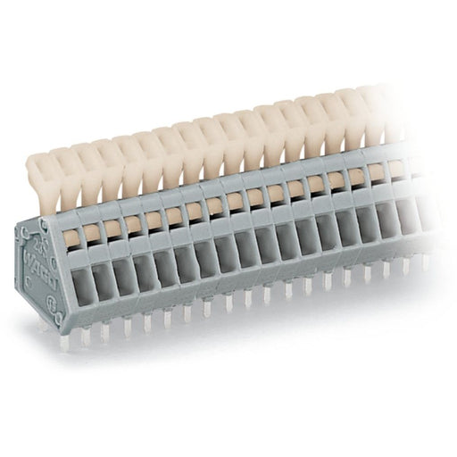 WAGO - Leiterplattenklemme Klemme 233-203 m.Dr. 3pol. 2,5mm gr − 500 Stück