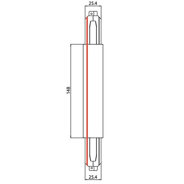 Brumberg Leuchten - Elektrisches Zubehör/Ersatzteile für Leuchten Mitteleinspeisung 87124080 schwarz