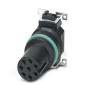 Phoenix Contact - Rundsteckverbinder, feldkonfektionierbar (Industriesteckverbinder) Einbausteckverbinder SACC-CIP-M8F#1412232 − 60 Stück