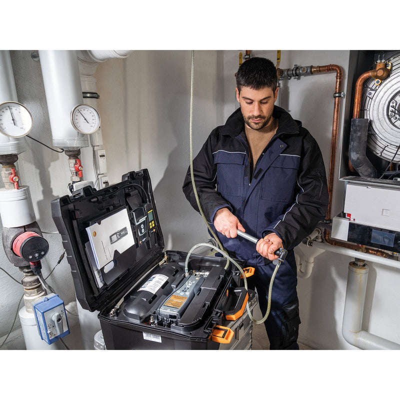Testo - Differenzdruckmeßgerät Druck-Leckmengenmessgerät 0563 3240 71 Profi Set 324 Gas+Wa
