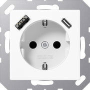 Jung - Steckdose SCHUKO Steckdose A 1520-15 CA WW mit USB Typ AC