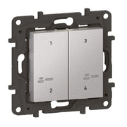Legrand - Funksender Szenentaster 4-Fach Legrand 863704 Aluminium