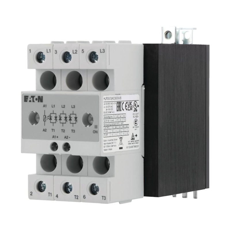 Eaton - Halbleiterrelais Halbleiterrelais, 3-phasig HLR30/3(AC)600V/S 30 A, 42 - 660 V