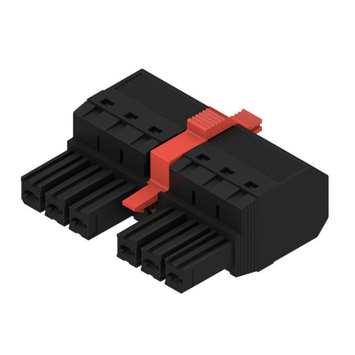 Weidmüller - Kabelsteckverbinder für Leiterplattensteckverbinder Verbinder 7.62mm BVF 7.62H#1060620000 − 25 Stück