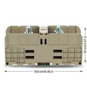 WAGO - Durchgangs-Reihenklemme Bolzenklemme 884-1800 185 mm² − 5 Stück