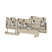 Weidmüller - Initiator/Aktor-Reihenklemme Klemme AIO22 1.5 SI-PE DL PUSH IN, 1.5 mm² − 100 Stück