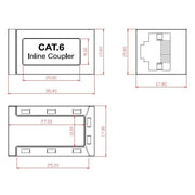 EFB-Elektronik - Modulare Kupplung Modular-Kupplung 1:1 RJ45 37489.1 Cat.6 geschirmt