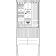 ABN - Zähler-Komplettschrank Zähleranschlusssäule SZ207ZL2400A 2 ZPAPZ Leerpl. 4pol