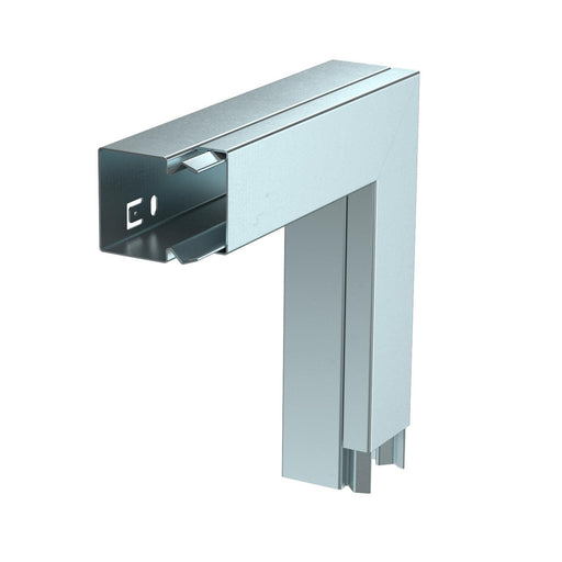 OBO Bettermann Vertr - Flachwinkel für Leitungführungskanal Flachwinkel LKM F40040FS 40x40 Stahl − 1 Stück by OBO Bettermann 
