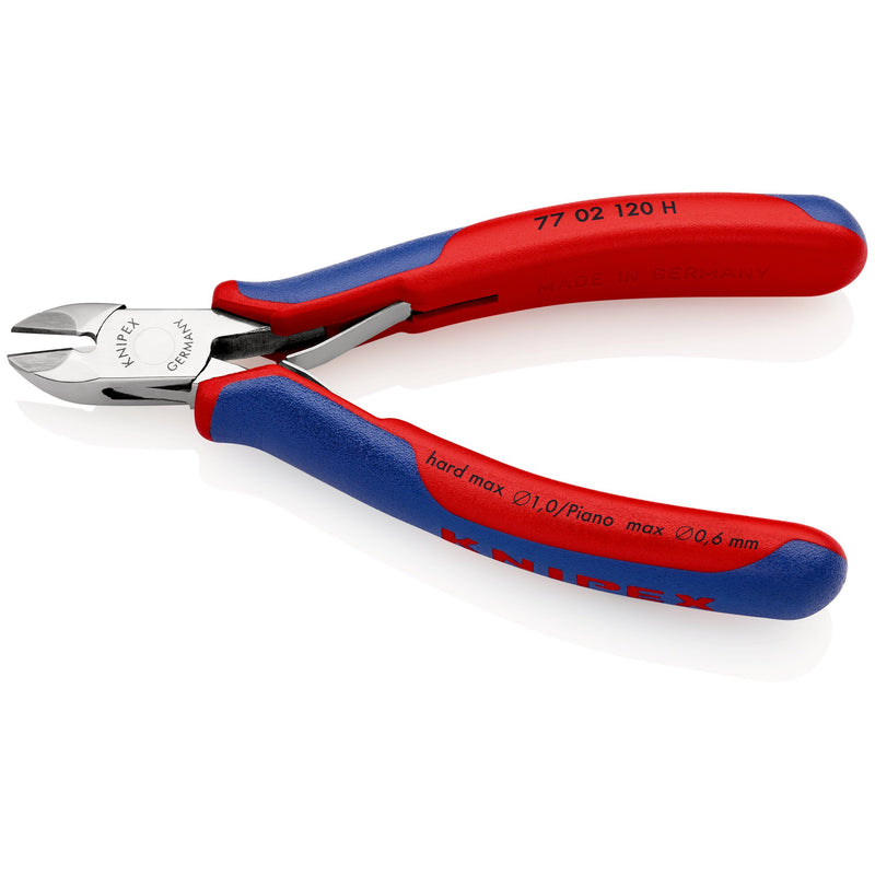 Knipex - Seitenschneider Elektronik-Seitenschneider 77 02 120 H mit Hülle, 120mm