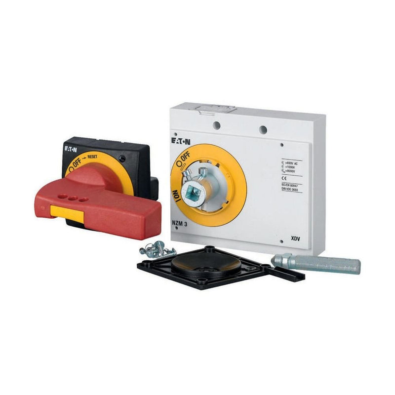 Eaton - Handgriff für Schaltgeräte Türkupplungsdrehgriff rot- NZM3-XTVDVR-0-NA gelb abschließbar  − 1 Stück