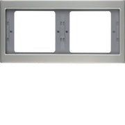 Berker - Abdeckrahmen Rahmen 2f. eds 13637004 waagerecht