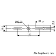 Scharnberger+Hasenbein - Downlight/Strahler/Flutlicht LED-Displaystrahler 90259 100-240V rt/bl 120°