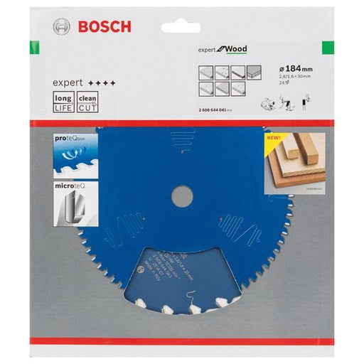 Bosch - Kreissägeblatt Expert for 2608644041 Wood H 184 x 30 Z24