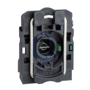 Schneider Electric - Lampenfassungsblock für Befehls- und Meldegeräte Hilfsschalterblock ZB5AW061 1S m.Lampenfassung