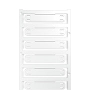 Weidmüller - Kabelmarkierungssystem Leitermarkierer SFX11/60 MC NE WS V0 60x11mm, weiß − 60 Stück