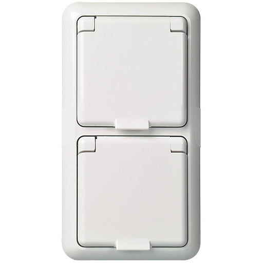 Elso - Steckdose UP-Steckdose 2-fach IP44 235414 reinweiß