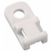 HellermannTyton - Befestigungssockel und -element für Kabelbinder Schraubsockel CTAM1-PA66-WH 100 20,4x10,2mm, weiß − 100 Stück