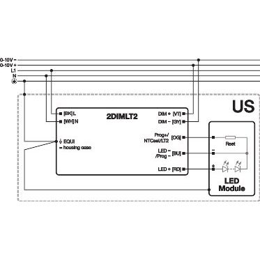 OSRAM BETRIEBSGERÄTE - LED-Betriebsgerät LED-Betriebsgerät OT50/.../1A22DIMLT2P  − 1 Stück