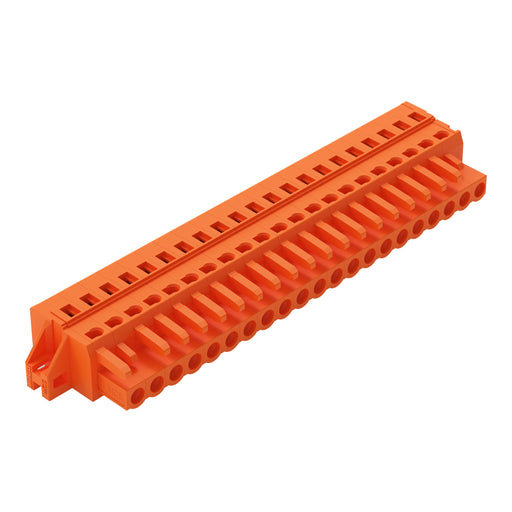 WAGO - Kabelsteckverbinder für Leiterplattensteckverbinder 1-Leiter-Federleiste 231-321/031-000 CAGECLAMP,2,5mm²,or − 10 Stück