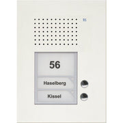 TCS Tür Control - Türstation für Türkommunikation Audio Außenstation PUK 2 PUK02/1-WS Tasten 1spaltig UP w
