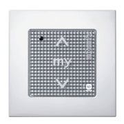 Somfy - Funksender Smoove 1 io Funkwandsender 1811007 Silver Shine