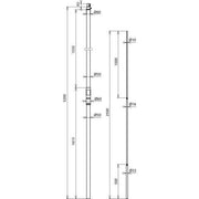 DEHN - Zubehör/Ersatzteile für Erdung und Blitzschutz Stützrohr SR D50 3200 #105331 FS22 2500 IPHVIGFKAL
