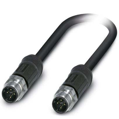 Phoenix Contact - Konfektioniertes Sensor-Aktor-Kabel Netzwerkkabel VS-M12MSD/2 #1454231 CAT5 RAL7021