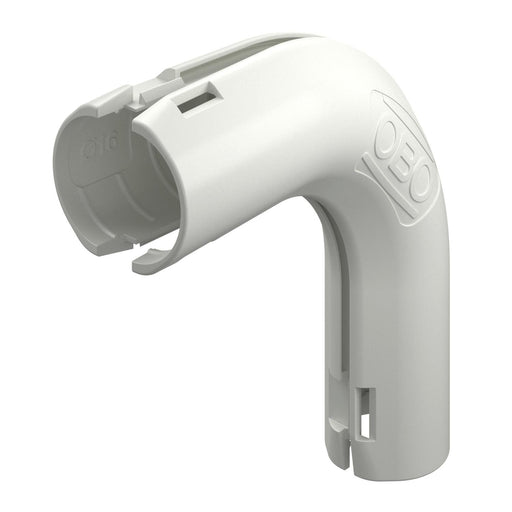 OBO Bettermann - Bogen für Installationsrohre Quick-Pipe-Bogen 3000 BMS M16 RW 90 Grad − 10 Stück