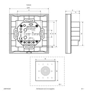EVN Lichttechnik - Funksender RGBW-Wandpanel ZBWP4RGBW Zigbee