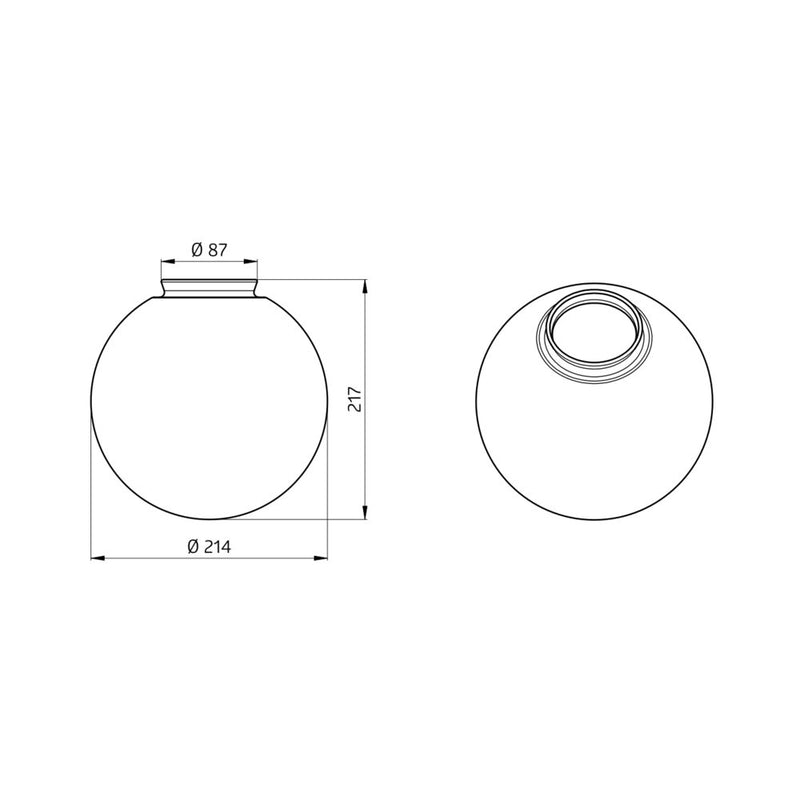 BEG Brück Electronic - Mechanisches Zubehör/Ersatzteile für Leuchten System-Glas SG Wien ws
