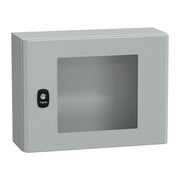Schneider Electric - Gehäuse/Schaltschrank (leer) Wandschrank RAL 7035 NSYS3D3415T 300x400x150 Sichttür