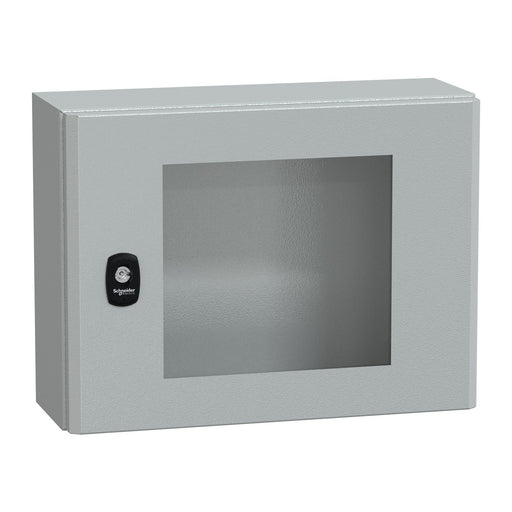 Schneider Electric - Gehäuse/Schaltschrank (leer) Wandschrank RAL 7035 NSYS3D3415T 300x400x150 Sichttür