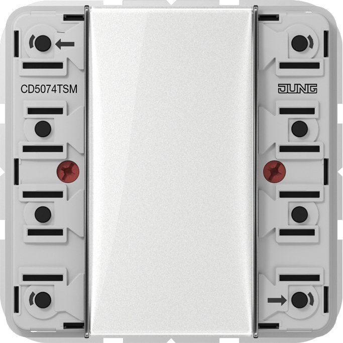 Jung - Bussystem-Tastsensor KNX Tastsensor-Modul CD 5074 TSM Standard, 4fach