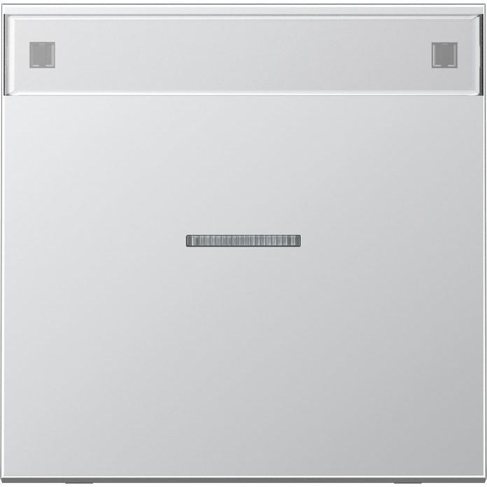 Jung - Abdeckung/Bedienelement für Installationsschalterprogramme Wippe Schriftfeld alu AL 2990 NAKO5 für Kontrollschalter